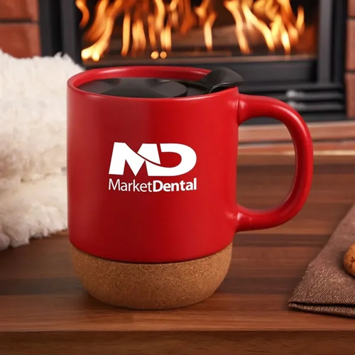 Main photo of 12 Oz. Ceramic Mug With Cork Base