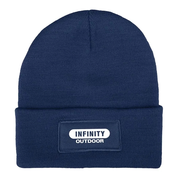 Blue color option for Recycled Cuffed Knit Beanie