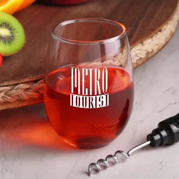 Clear color option for Stemless Wine Glass 9 Oz