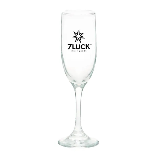 Clear color option for Champagne Flute Glass 6.25 Oz