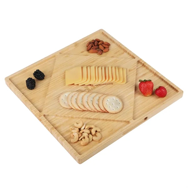 Bamboo color option for Bamboo Cheese Board Charcuterie Platter