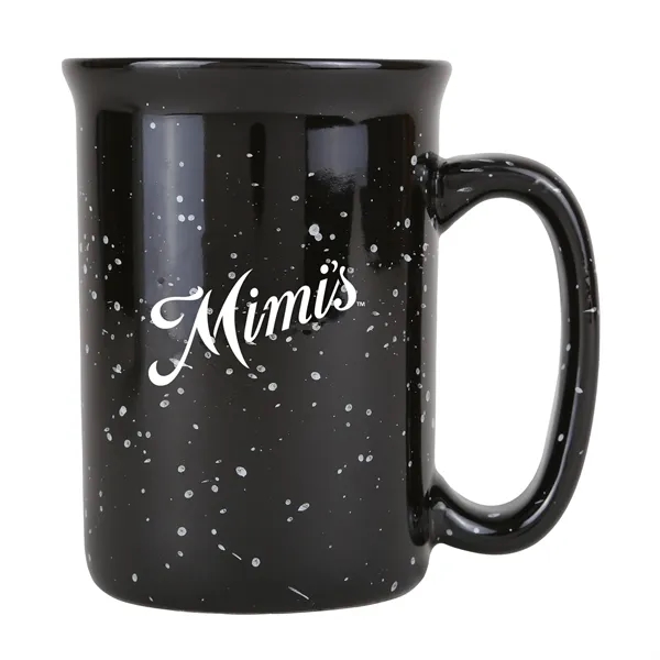 Black color option for 13 Oz. Tall Speckle It Ceramic Camping Mug