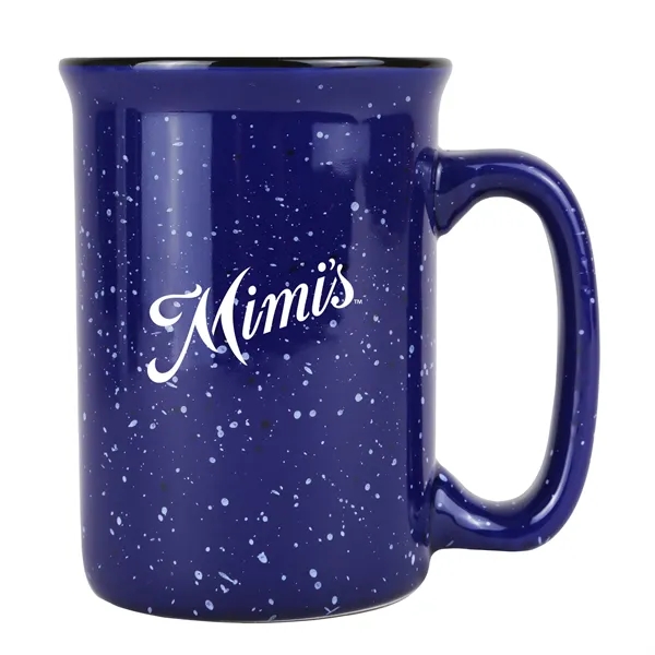 Blue color option for 13 Oz. Tall Speckle It Ceramic Camping Mug