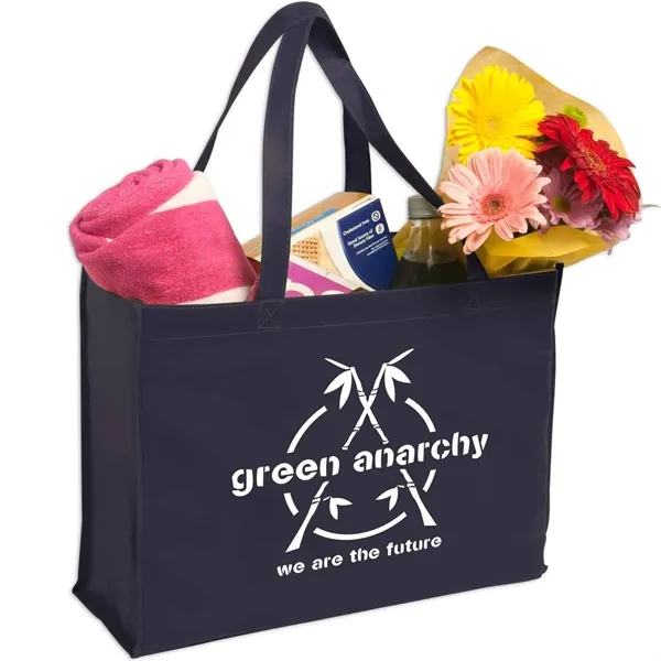 Navy color option for Recycled Shopping Tote (Rpet)