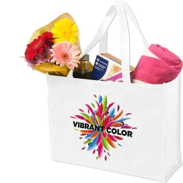 White color option for Recycled Shopping Tote (Rpet)