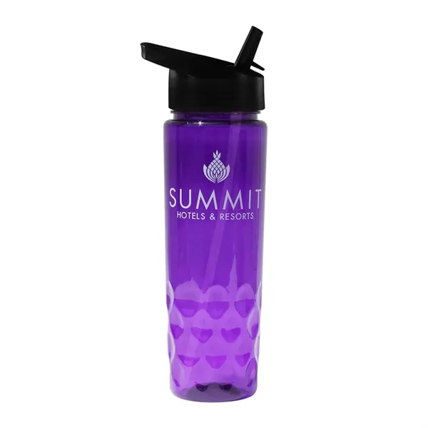 Trans Purple color option for 24 Oz. Poly Saver Pet Bottle With Straw Cap