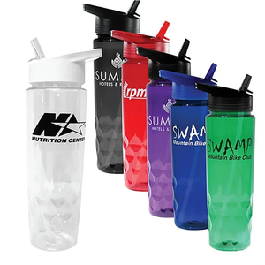 Photo of 24 Oz. Poly Saver Pet Bottle With Straw Cap