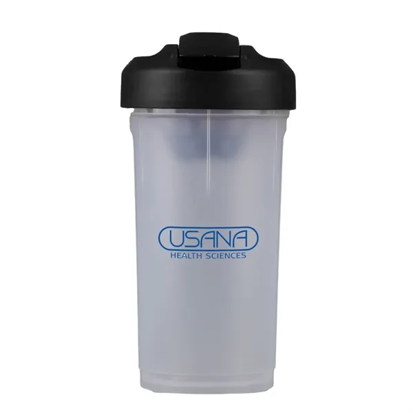Clear-Black color option for 24 Oz. Usa Sport Blender Shaker Bottle