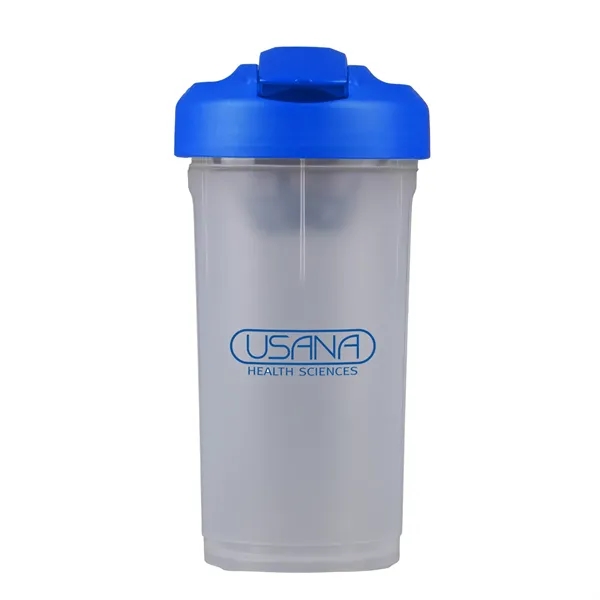 Clear-Blue color option for 24 Oz. Usa Sport Blender Shaker Bottle
