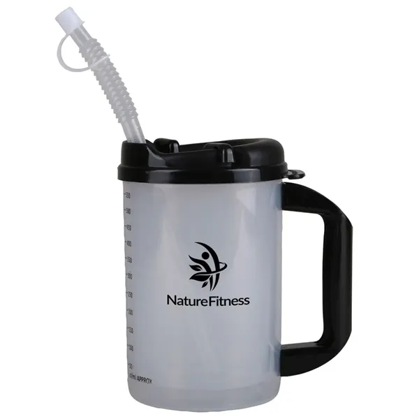 Clear-Black color option for 20 Oz. Measurement Mug