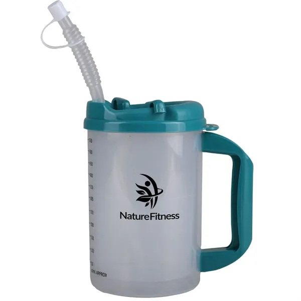 Clear-Teal color option for 20 Oz. Measurement Mug