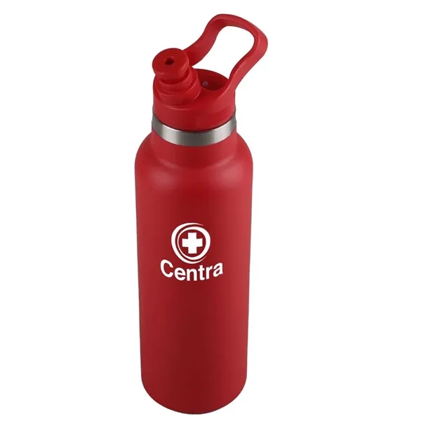 Red color option for 20 Oz. Surin Powder Coated Stainless Steel Bottle