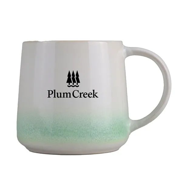 Green color option for 16 Oz. Richmond Reactive Glaze Ceramic Mug