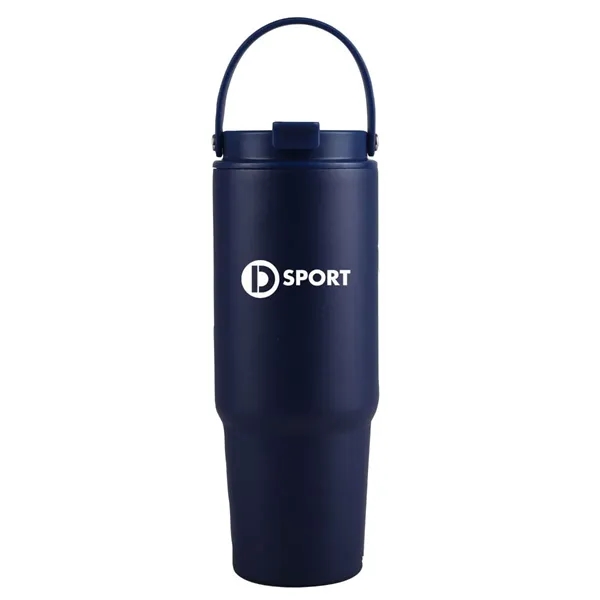 Dark Blue color option for 27 Oz. Siam Powder Coated Recycled Stainless Steel Tumbler
