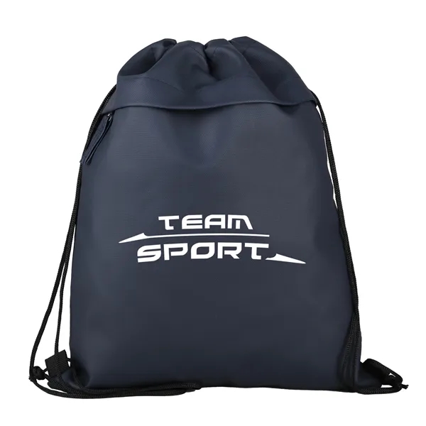 Dark Blue color option for Nova 600 D Rpet Drawstring Backpack