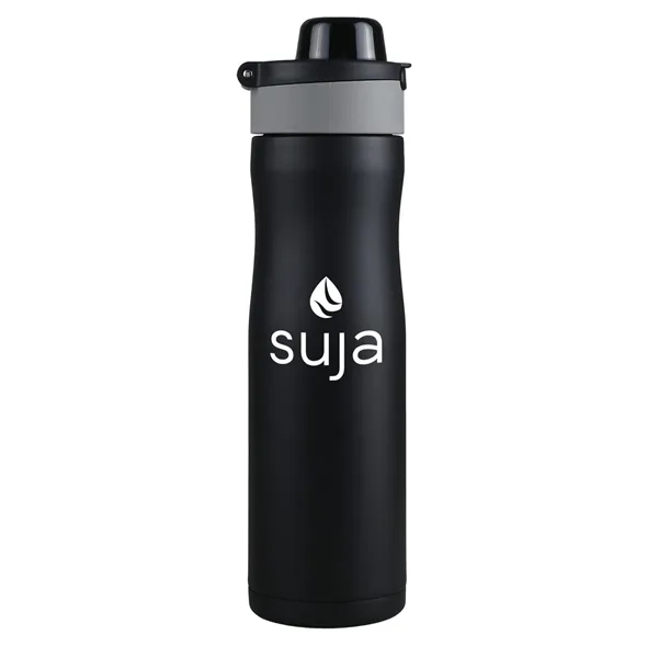 Black color option for 24 Oz. Vertex Powder Coated Recycled Stainless Steel Bottle