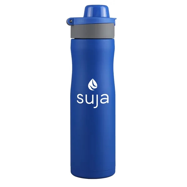 Blue color option for 24 Oz. Vertex Powder Coated Recycled Stainless Steel Bottle