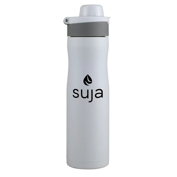 White color option for 24 Oz. Vertex Powder Coated Recycled Stainless Steel Bottle