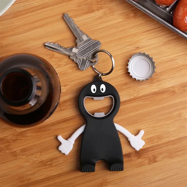 Black color option for Bottle Buddy Opener & Key Tag