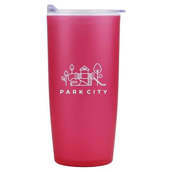 Translucent Red color option for 22 Oz. Mc Kinley Tumbler