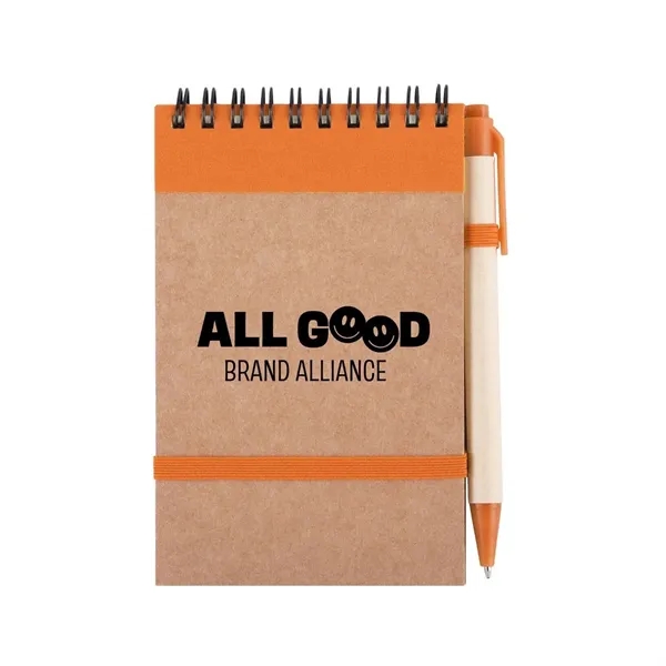Orange color option for 3" X 5" Eco Jotter W/Pen
