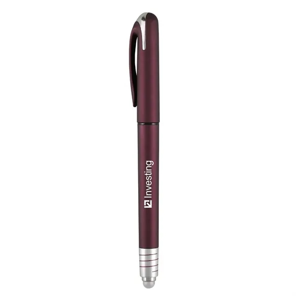 Metallic Dark Red color option for Pacifica Spin Top Stylus Gel Pen