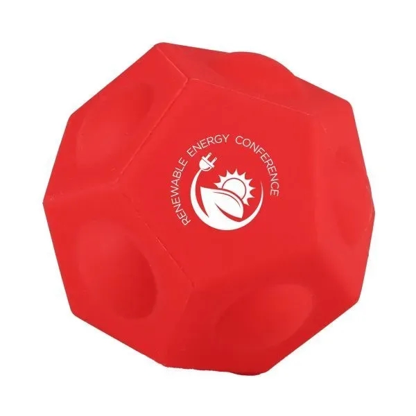 Red color option for Silicone Pop It™ Geo Ball