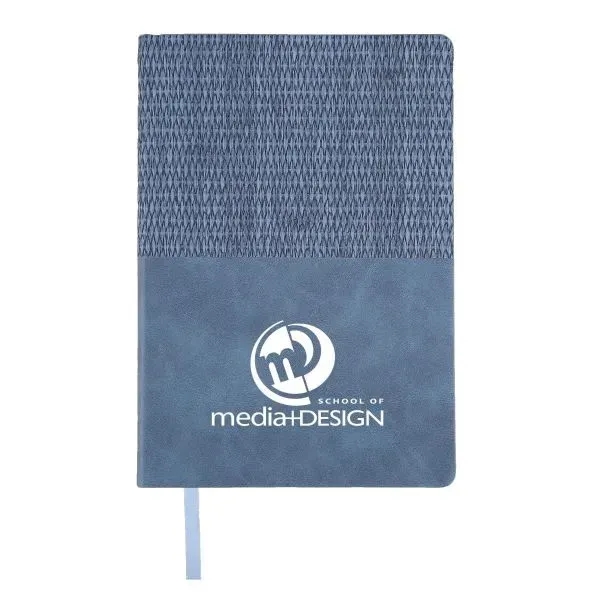 Light Blue color option for Interlink Soft Pu Journal With Fsc® Paper