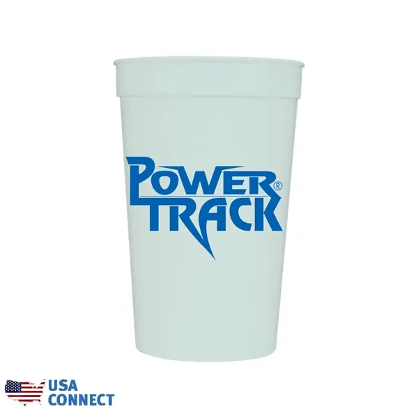 Frosted color option for 22 Oz. Smooth Stadium Cup   Usa Connect