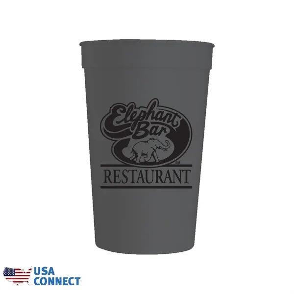 Gray color option for 22 Oz. Smooth Stadium Cup   Usa Connect