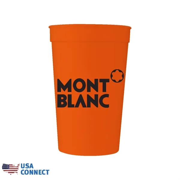 Orange color option for 22 Oz. Smooth Stadium Cup   Usa Connect