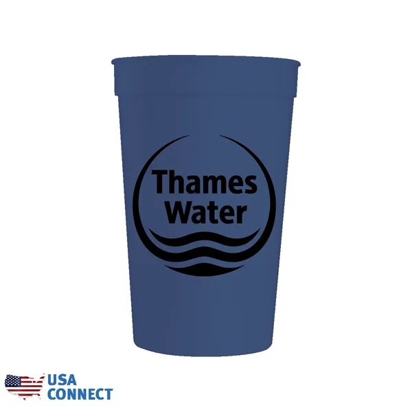 Slate Blue color option for 22 Oz. Smooth Stadium Cup   Usa Connect