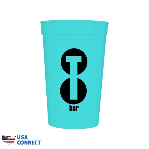 Teal color option for 22 Oz. Smooth Stadium Cup   Usa Connect
