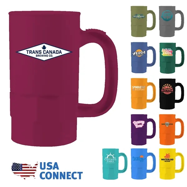 Extra color option for 14 Oz. Beer Stein (1 Side), Full Color Digital   Usa Connect