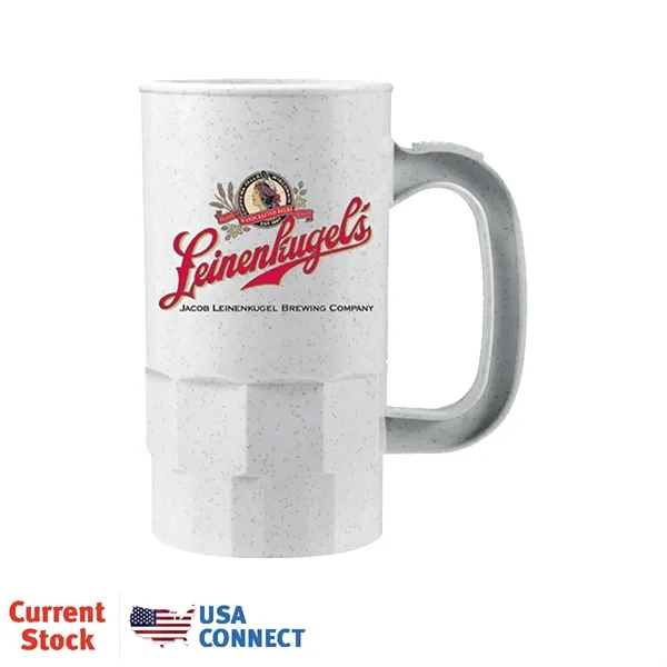 Granite color option for 14 Oz. Beer Stein (1 Side), Full Color Digital   Usa Connect