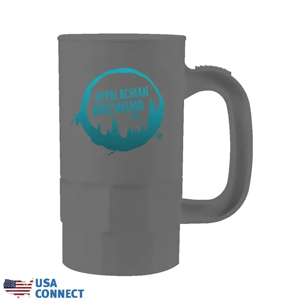 Gray color option for 14 Oz. Beer Stein (1 Side), Full Color Digital   Usa Connect