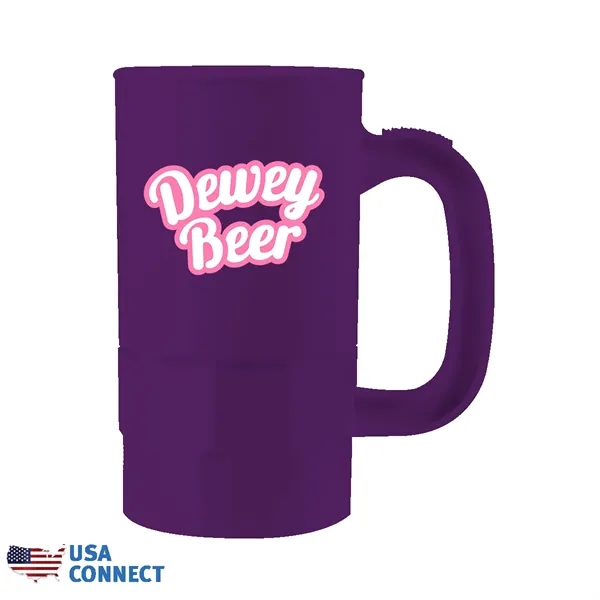Purple color option for 14 Oz. Beer Stein (1 Side), Full Color Digital   Usa Connect