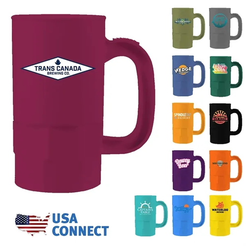 Main photo of 14 Oz. Beer Stein (1 Side), Full Color Digital   Usa Connect