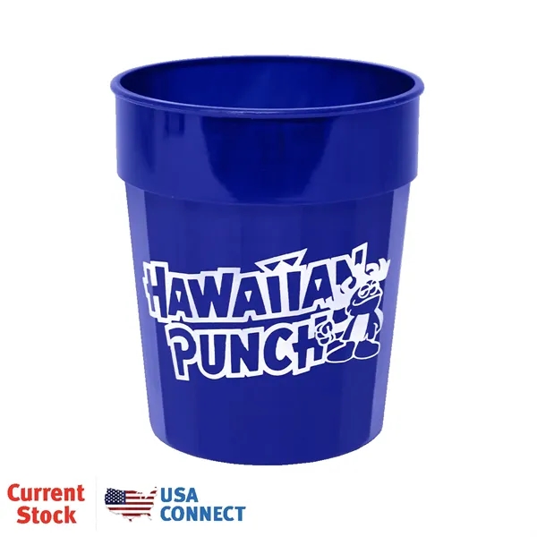 Blue color option for 17 Oz. Fluted Stadium Cup   Usa Connect