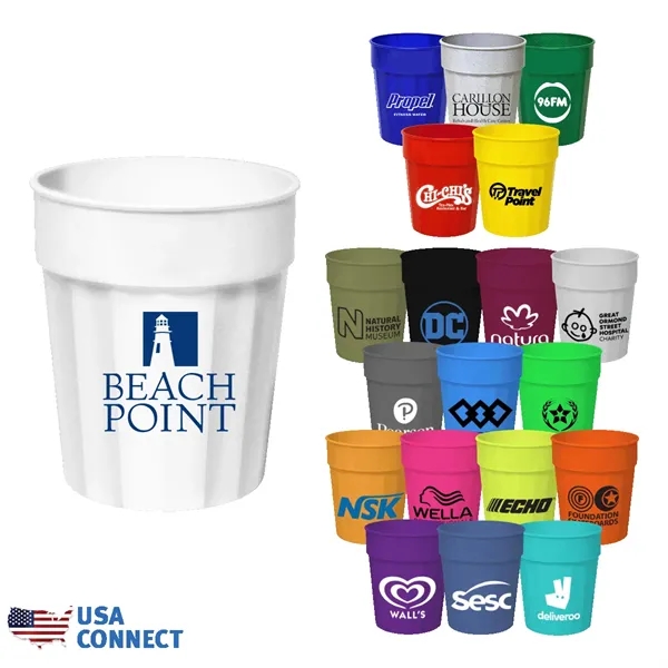 Extra color option for 17 Oz. Fluted Stadium Cup   Usa Connect
