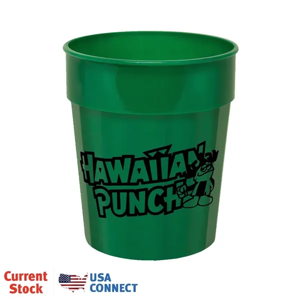 Green color option for 17 Oz. Fluted Stadium Cup   Usa Connect