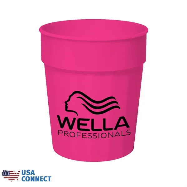 Neon Pink color option for 17 Oz. Fluted Stadium Cup   Usa Connect