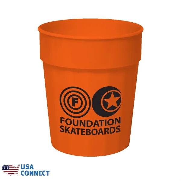 Orange color option for 17 Oz. Fluted Stadium Cup   Usa Connect
