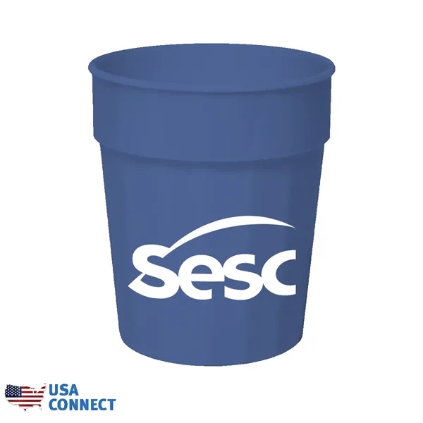 Slate Blue color option for 17 Oz. Fluted Stadium Cup   Usa Connect