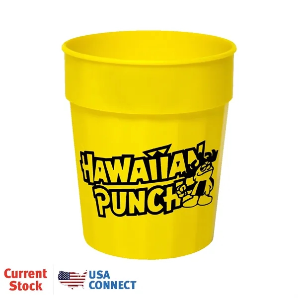Yellow color option for 17 Oz. Fluted Stadium Cup   Usa Connect