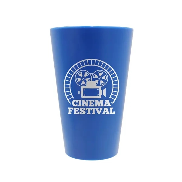 Blue color option for 16 Oz. Party Pop Pint Glass