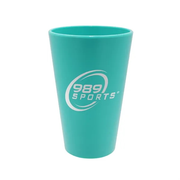 Teal color option for 16 Oz. Party Pop Pint Glass
