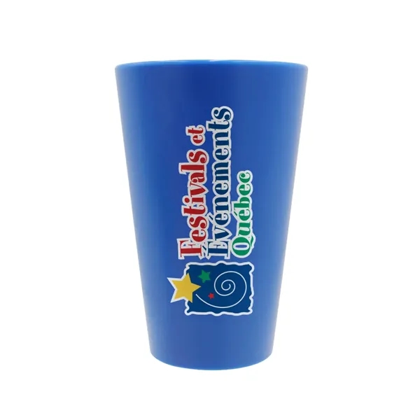 Blue color option for 16 Oz. Party Pop Pint Glass, Full Color Digital