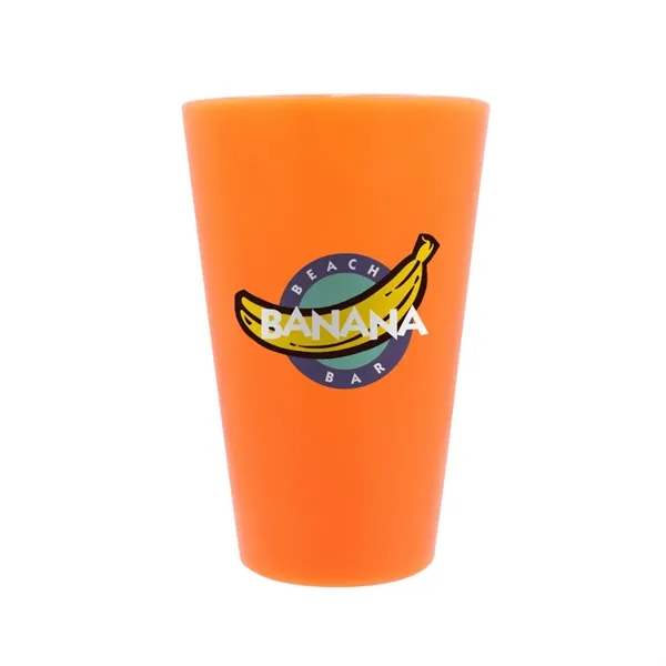 Orange color option for 16 Oz. Party Pop Pint Glass, Full Color Digital