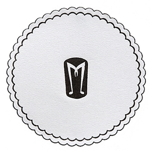 Photo of 3 3/8"  Round, Mu Ply Cellulose Coaster W/ Poly Seal Backing